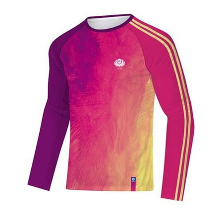 UV Shirt for Men UPF50+ Rash Guard Sun Protection Quick Dry Lightweight Fishing Purple S