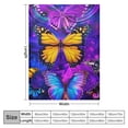 thumbnail image 4 of Qinduosi Ultra Soft Butterfly Blanket Warm Lightweight Butterflies Cozy Throw Blankets Couch Gifts for Baby Girls Adults Women, 4 of 6