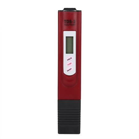 WALFRONT Digital LCD TDS Meter 0-9990ppm High Accuracy Pen Type Water Quality Tester for Household Drinking Water, Aquarium, Swimming Pools, (Best Tds Meter For Drinking Water)