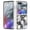 Black, variant on Phone Case for Motorola Razr 2026, Razr 2025, Razr 2024 Full Bling Rhinestone Glitter Floral Luxury Hybrid Shockproof Stylish Sparkling Protective Designer Ornament Cover [White]