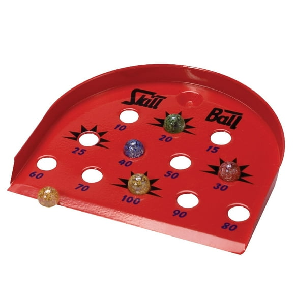 Juego de pelota de habilidad Schylling con 12 canicas para niños mayores de 6 años