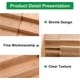 thumbnail image 3 of Bamboo Spice Rack, Kitchen Cabin, 3-Tier Expandable Shelf for Kitchen Counter, Space Saver, 3 of 4