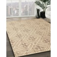 thumbnail image 2 of Ahgly Company Indoor Round Abstract Light Copper Gold Abstract Area Rugs, 6' Round, 2 of 6