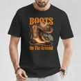 thumbnail image 2 of Boots on the Ground T-Shirt – Cowboy & Cowgirl Western Line Dance Shirt, Fun Boots & Country Vibes, Country Music & Dance Apparel for Linedance Lovers, 2 of 3