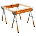 thumbnail image 4 of Bora Tool PM-4550 Speedhorse XT Portable Heavy Duty Metal Sawhorse with Adjustable Legs, Orange, 4 of 7