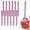 Hot Pink, variant on ZFSBZBSBling Sticks for Candy Apples,10Pcs Caramel Apple Wooden Pointed Skewers with 10Pcs Glass Bag,Fruit Cake Pop Chocolate Crystal Bamboo Sticks for Party Favor,Blue