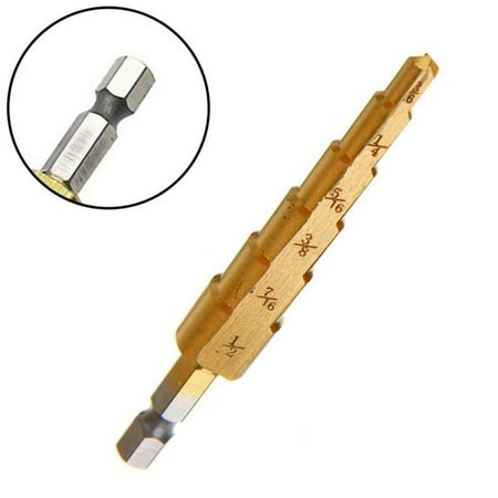 

Step Drill 4.76-12.7mm 4241 HSS Step Drill Bit Pagoda Drill Drilling Tool