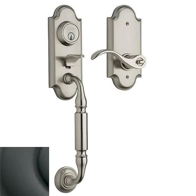 Baldwin 853651022LH Ashton Two Point Left Handed Single Cylinder Entry Set, Oil-Rubbed Bronze