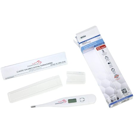 Zayaan Health Flex Chroma Balance Instant Digital Thermometer, °C/°F Switchable, White