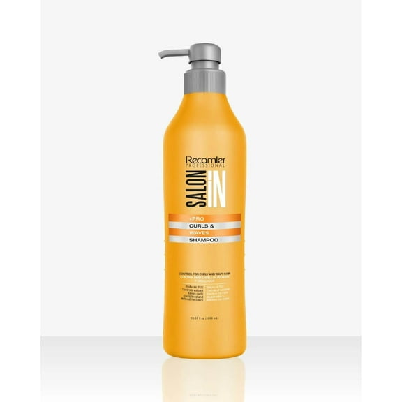 RECAMIER Professional Salon In Hydrating Curl Defining Shampoo with Keratin 33.81 fl.oz | Shampoo con Keratina Tratamiento para Cabello Rizado 1000ml