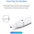 thumbnail image 4 of Stylet pour Écrans Tactiles, Crayon Numérique Actif Styliste à Pointe Fine Compatible avec iPhone iPad Pro et Autres Tablettes (Blanc), 4 of 7