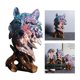 thumbnail image 1 of Escultura de Animal de resina pa decoración de habitación, escultura tística hecha de , , habitación de inv perfecl estatua de escultura de escritorio, 1 of 8
