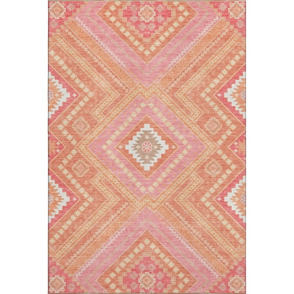 Dalyn Rugs Premium Machine Washable Mayfield AMF1010 Coral 2'6" x 3'10" Rug