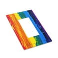 thumbnail image 3 of Kll Rainbow Colored Wall Plate,Gloss Finish,Standard Size 1 - 5" X 3", Polycarbonate Thermoplastic,Electric Receptacle Plug Covers, 3 of 8