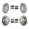 thumbnail image 1 of Transit Auto Front Rear Coated Disc Brake Rotors and Semi-Metallic Pads Kit for Car Toyota Highlander KGS-100850, 1 of 11