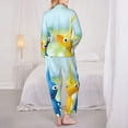 thumbnail image 5 of Lsque Pikmin Pattern Long Sleeve Pajama Set for Women - Soft 2-Piece Sleepwear and Loungewear Set with Pockets, Comfy Nightwear, 5 of 8