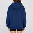 thumbnail image 6 of Hurxie Women's Lightweight Hoodies Full Zip Up Oversized Sweatshirts with Pockets Long Sleeve Thin Casual Hooded Jackets Navy,3XL, 6 of 7