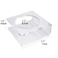 thumbnail image 2 of ShenMo 2 Pieces Acrylic U Shaped Ball Racks Basketball Ball Stand Transparent Pedestal Football Display Racks for Volleyball Bowling Ball Display, 2 of 5