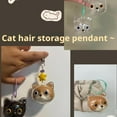 thumbnail image 2 of Pet Hair Keepsake Box Memorial for Cat Fur Storage Container for DIY Decoration Lovers Gift Keychain For Pet, 2 of 8