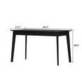 thumbnail image 7 of KULAGAGA Writing Desk with Drawers, Modern PC Laptop Computer Table for Home Office,47.2"x21.7", Black, 7 of 7