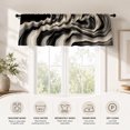 thumbnail image 3 of AshasdS Abstract Wave Pattern Window Valance Modern Curtain Valance Decorative Window Treatment Contemporary Home Decor, 3 of 5