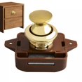thumbnail image 2 of Push Button Drawer Cupboard Cabinet RV Caravan Catch Latch Knob Handle Locks, 2 of 7