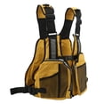 thumbnail image 4 of Fishing Vest, Fishing Life Jacket Adjustable Yellow Breathable Multi Pocket Design  for Fly Fishing, 4 of 8