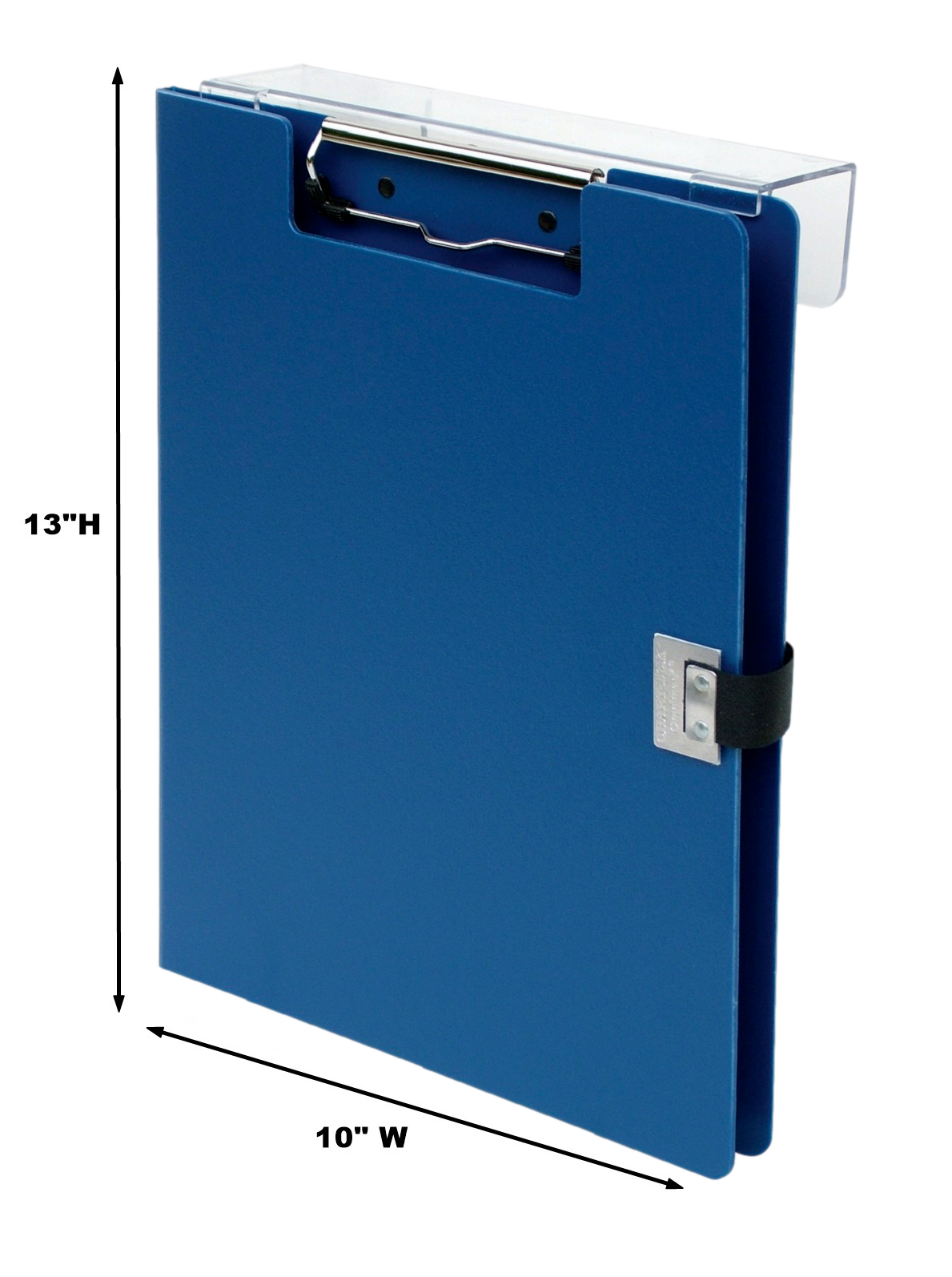 Omnimed  Covered Over-the-Bed Poly Clipboard, Blue (5 Pack)