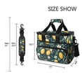 thumbnail image 3 of FORMRS Insulated Cooler Bag 24 Cans Capacity Soft Leakproof Lunch Box with Side Pockets, Blue Floral Lemons, 3 of 7