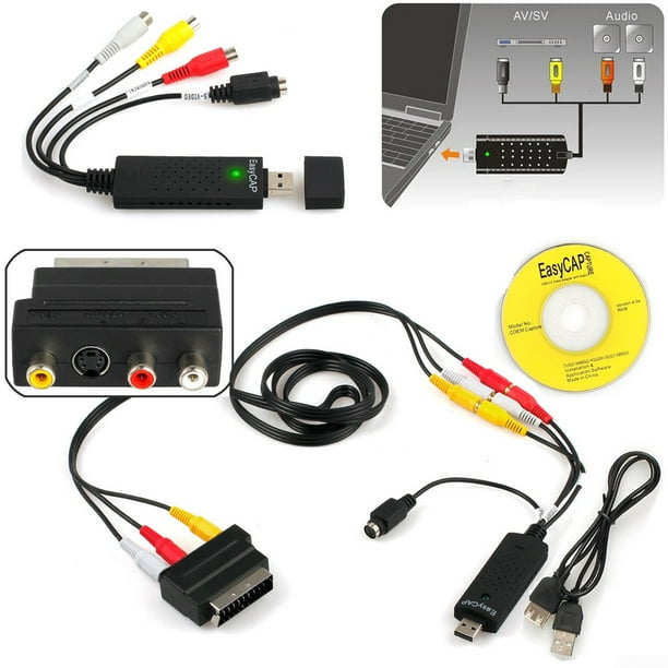 cooking Arrowhead African USB VHS To DVD Audio Video Converter Capture Full Scart Kit For  Computer/laptop - Walmart.com
