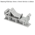 thumbnail image 2 of Unique Bargains PCB DIN Rail Mounting Bracket Carrier Clips, for 35mm DIN Rail Gray, 10 Sets, 2 of 4