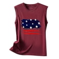 thumbnail image 4 of IROINNID Women's Round Neckline Tank Sleeveless 4th Of July Print Tops, 4 of 4