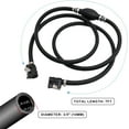 thumbnail image 2 of Fuel Line Hose with Connector, Boat Fuel Line 3/8inch 7FT with Primer Bulb Steel Hose Clamps, Universal Outboard Fuel Line for Marine Outboard Boat Motor RVs Fuel Line, 2 of 2