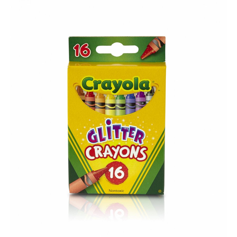 Crayola Glitter Crayons, 16 Count