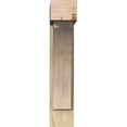 thumbnail image 2 of Ekena Millwork 8"W x 28"D x 40"H Thorton Block Rough Sawn Bracket w/ Offset Brace, Douglas Fir, 2 of 25
