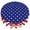 E, variant on Patriotic Round Tablecloth 60 Inch Memorial Day Independence Day American Flag Round Tablecloth Washable Microfiber Decorative Table Covers for Picnic Party