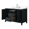 thumbnail image 3 of Vanity Art 48" Bathroom Vanity with Sink and Engineered Marble Top, Freestanding Storage Cabinet with 2 Drawers, 2 Shelves and 1 Flip Down Tray, 3 of 9