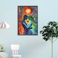thumbnail image 2 of 5D DIY Taladro Parcial AB Diamante Pintura Amante Kit Arte 45x65cm, 2 of 9