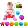 thumbnail image 1 of Balles Sensorielles pour Nourrissons Ensemble de Balles Multi-Stringles Message Softball, 1 of 4