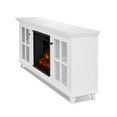 thumbnail image 4 of Real Flame Norwell Solid Wood Steel and Glass Media Electric Fireplace in White, 4 of 16