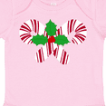 thumbnail image 4 of Inktastic Candy Canes and Holly Christmas Boys or Girls Baby Bodysuit, 4 of 5