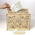 thumbnail image 4 of kurtrusly Wedding Gift Card Box, Elegant Wood, Foldable & Reusable, 1 Count, 4 of 6