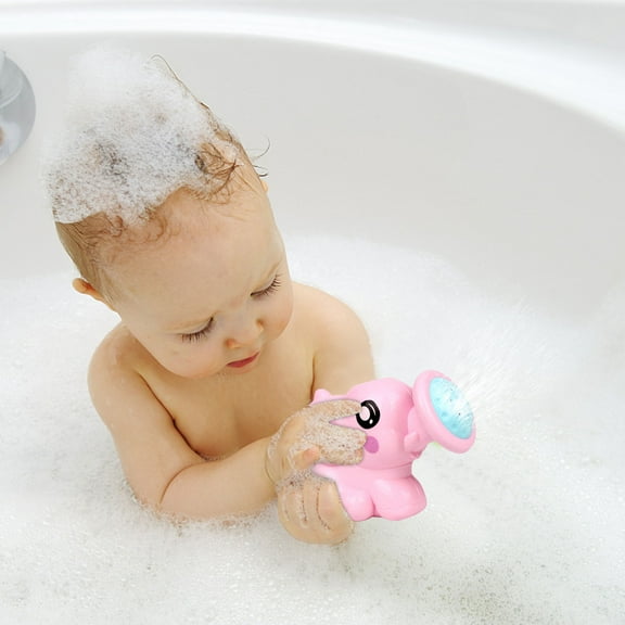 Kids Watering Can, Plastic Gardening Tool, Large Opening Easy Refill Watering Can for Kids Play and Bath Toy, Lightweight Durable Handle for Parent-Child Outdoor Activities