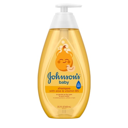 Johnson's Baby Shampoo with Aloe & Vitamin B5, Tear-Free, 20.3 fl. oz