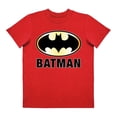 thumbnail image 1 of Playera Para Niño Warner Bros Batman Cuello Redondo Manga Corta Talla 4 Rojo, 1 of 2