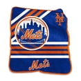 thumbnail image 1 of Logo Chaise 519-26C MLB New York Mets Raschel Jeté, 1 of 1