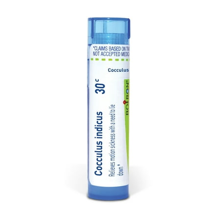 Boiron Cocculus Indicus 30C, Homeopathic Medicine for Motion Sickness With A Need To Lie Down, 80 Pellets