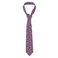 thumbnail image 2 of Xecao Cute Squirrel Floral Print Tie For Men Necktie Woven Jacquard Neck Ties,Classic Men's Tie, 2 of 7