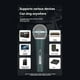 thumbnail image 5 of Metal Dynamic Microphone Wired Microphone Dark Blue 3.5mm Small, 5 of 5