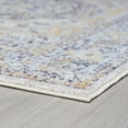 thumbnail image 5 of Traditional 2x3 Area Rug (2' x 3') Medallion Brown, Aqua Indoor Scatter Easy to Clean, 5 of 8